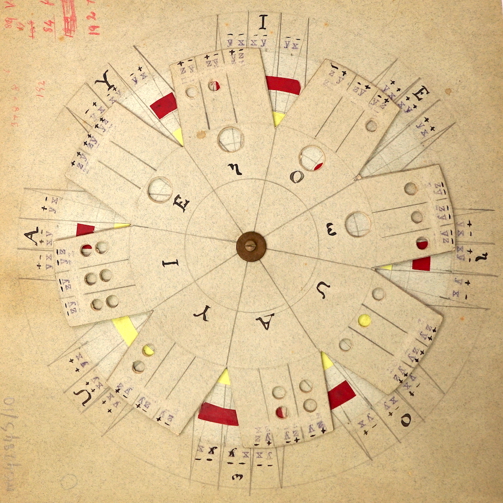 photograph of reasoning machine